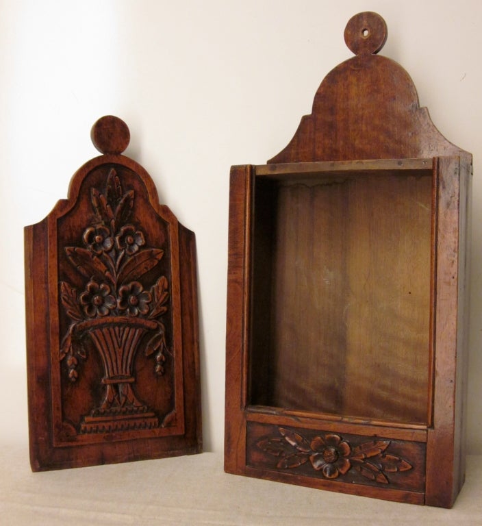 French Provencal Walnut Fariniere or Flour Box 2