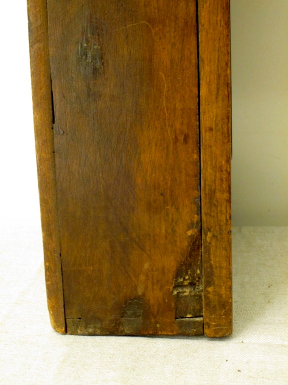 19th Century 19th c. French Provencal Walnut Fariniere or Flour Box