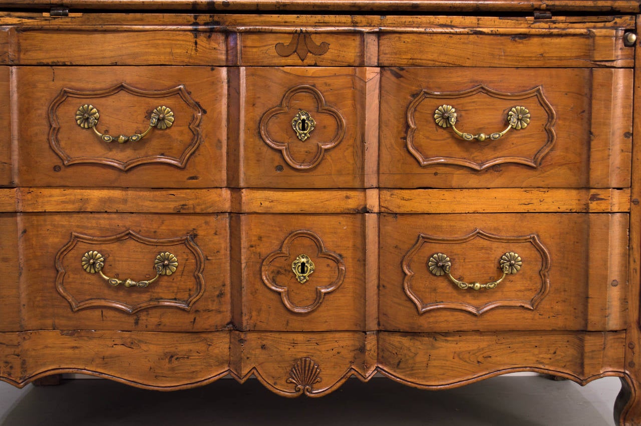 French 18th Century Louis XV Scriban or Slant Front Desk