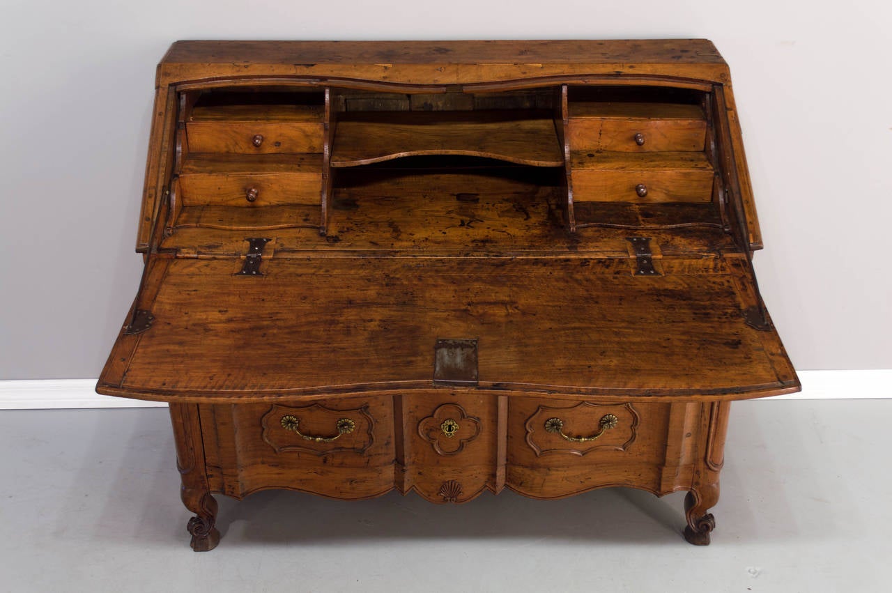 18th Century Louis XV Scriban or Slant Front Desk 5