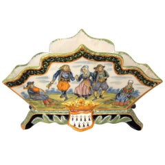 French Quimper Jardiniere Faience