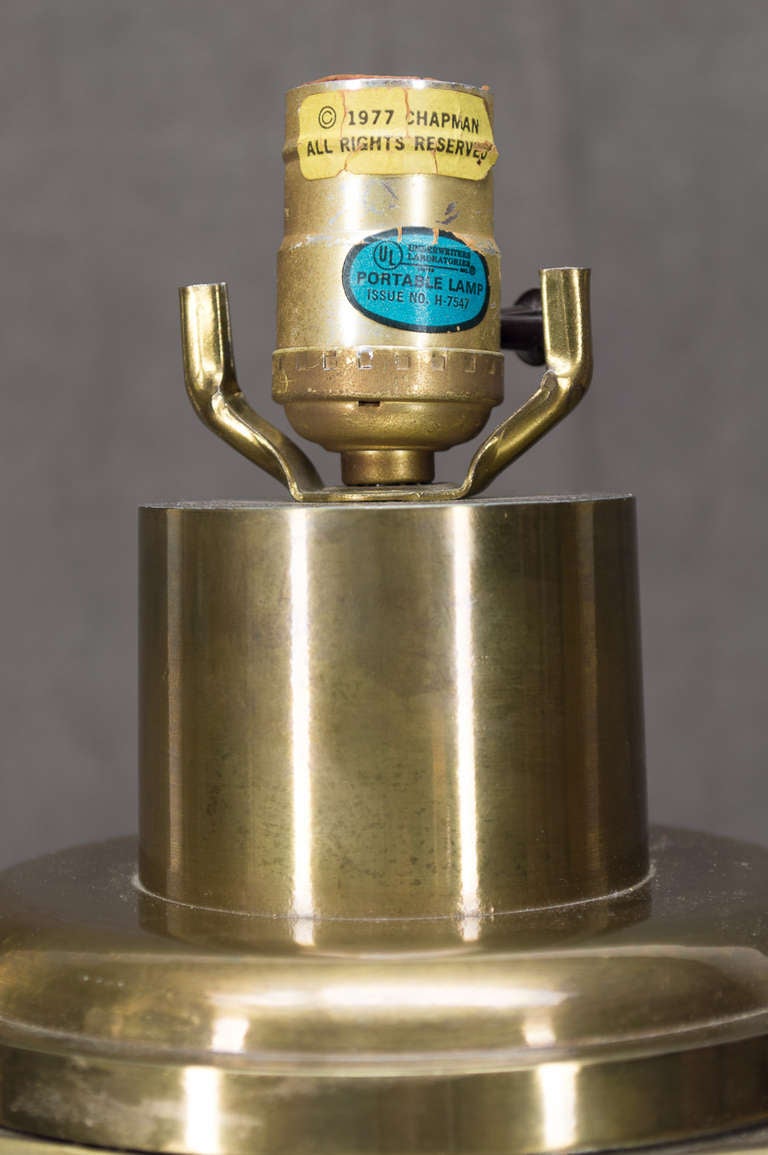 Brass Chapman Lamp 4