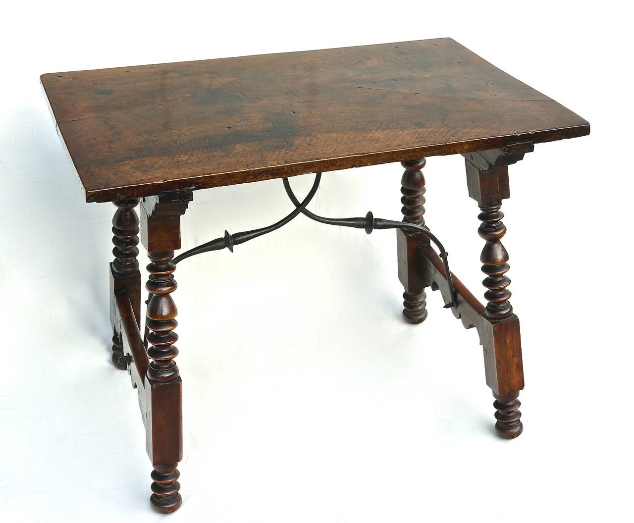 18th Century Spanish Walnut Table or Desk