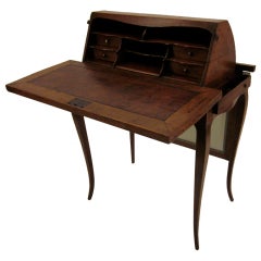 Louis XV Style Walnut Metamorphic Side Table - Desk.