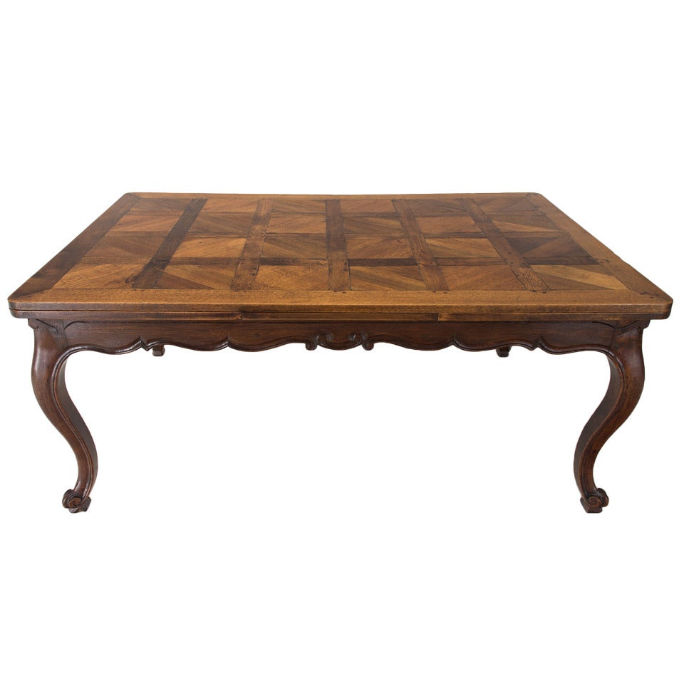 19th Century French Louis XV Style Refractory Dining Table