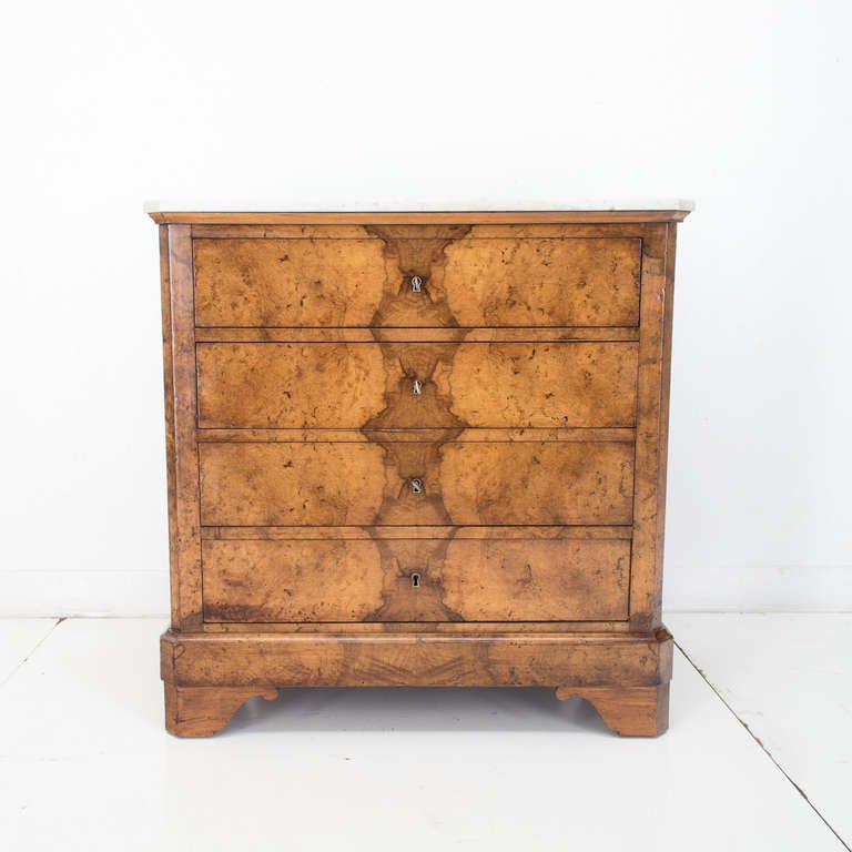 19th Century French Louis Philippe Small Commode or Chest of drawers
