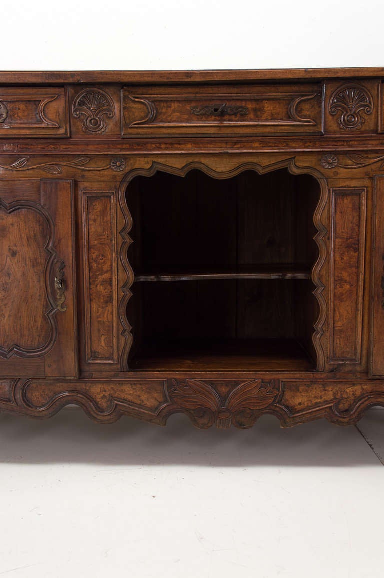 18th Century Louis XV Enfilade or Sideboard or Buffet In Excellent Condition In Winter Park, FL
