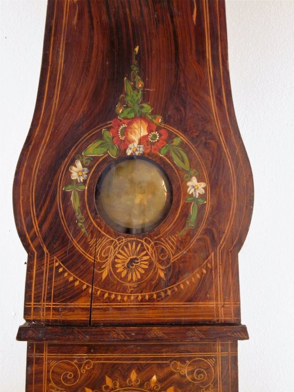 19th Century 19th c. French Comtoise or Tall Case Clock