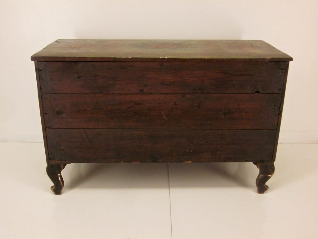 18th c. Italian Venetian Painted Commode or Chest of Drawers 6