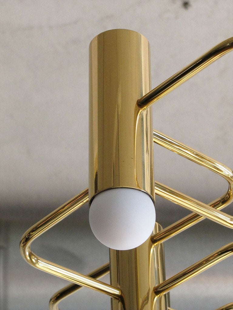 Mid-20th Century Boulanger Brass Chandelier