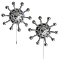Pair of Sputnik Wall Lights 11