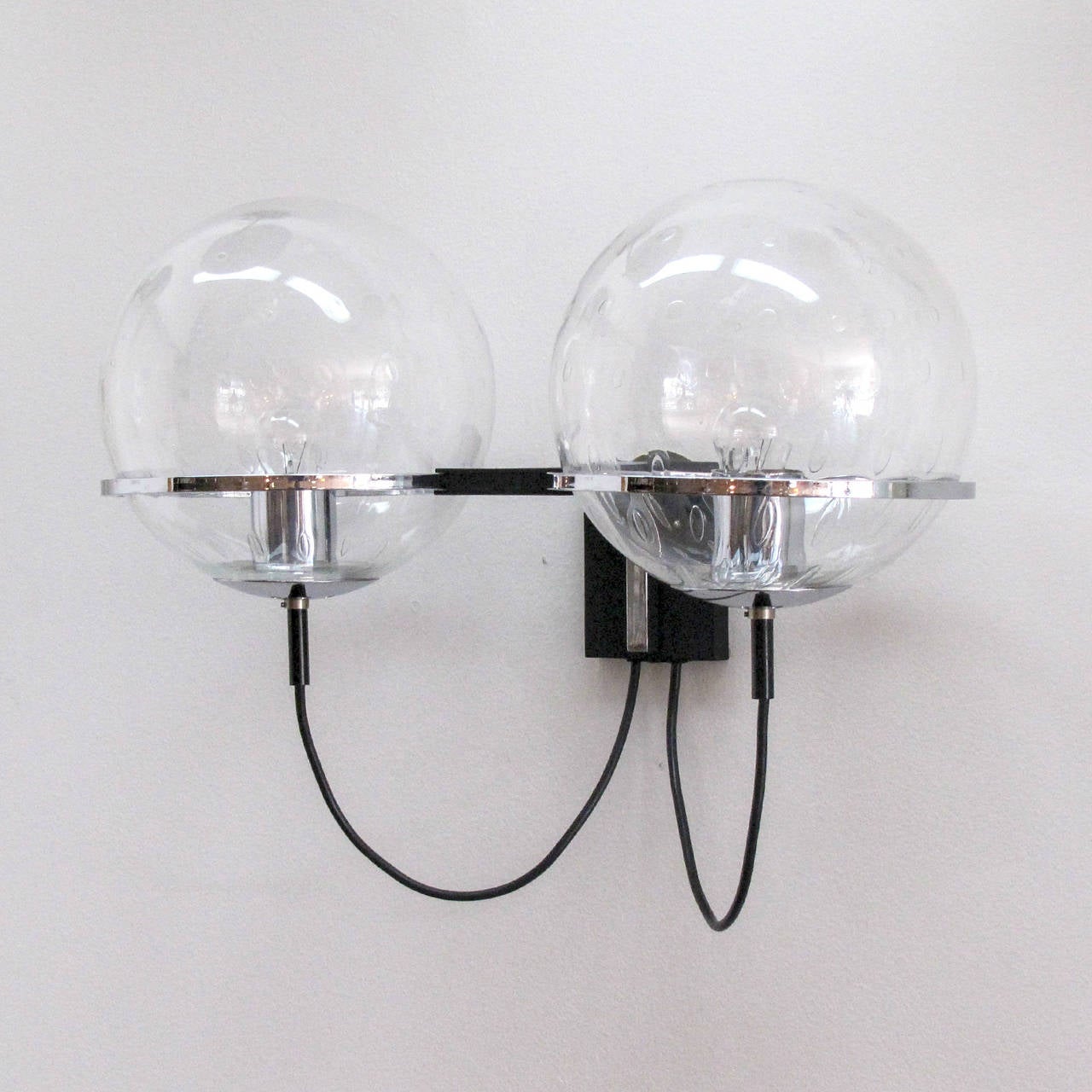 Mid-Century Modern RAAK Double Globe Wall Light