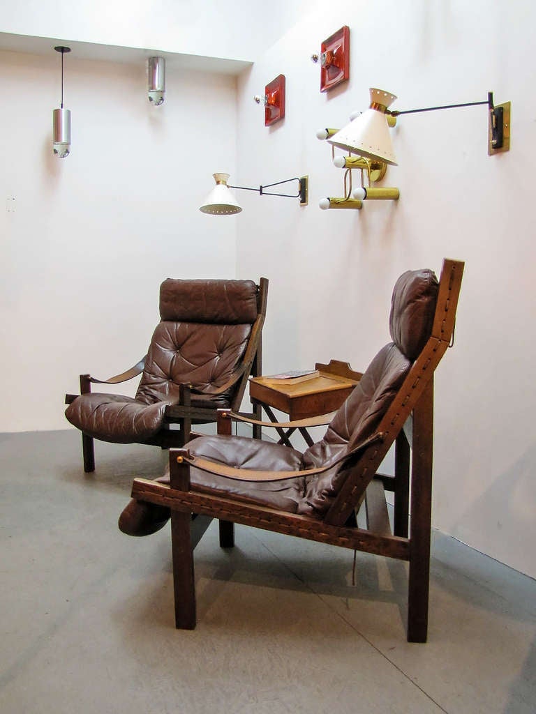 Danish Leather Chairs at 1stdibs