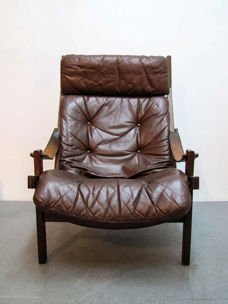Danish Leather Chairs at 1stdibs