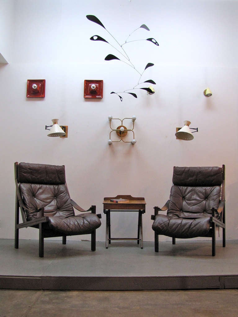 Danish Leather Chairs at 1stdibs