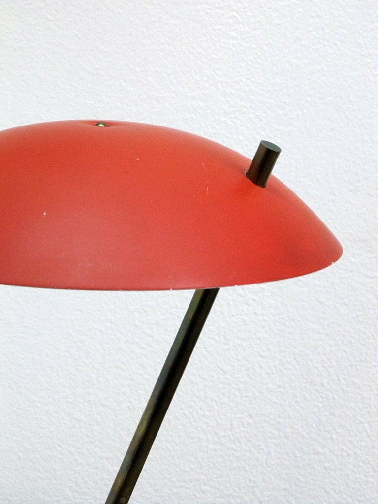 Brass Danish Table Lamp