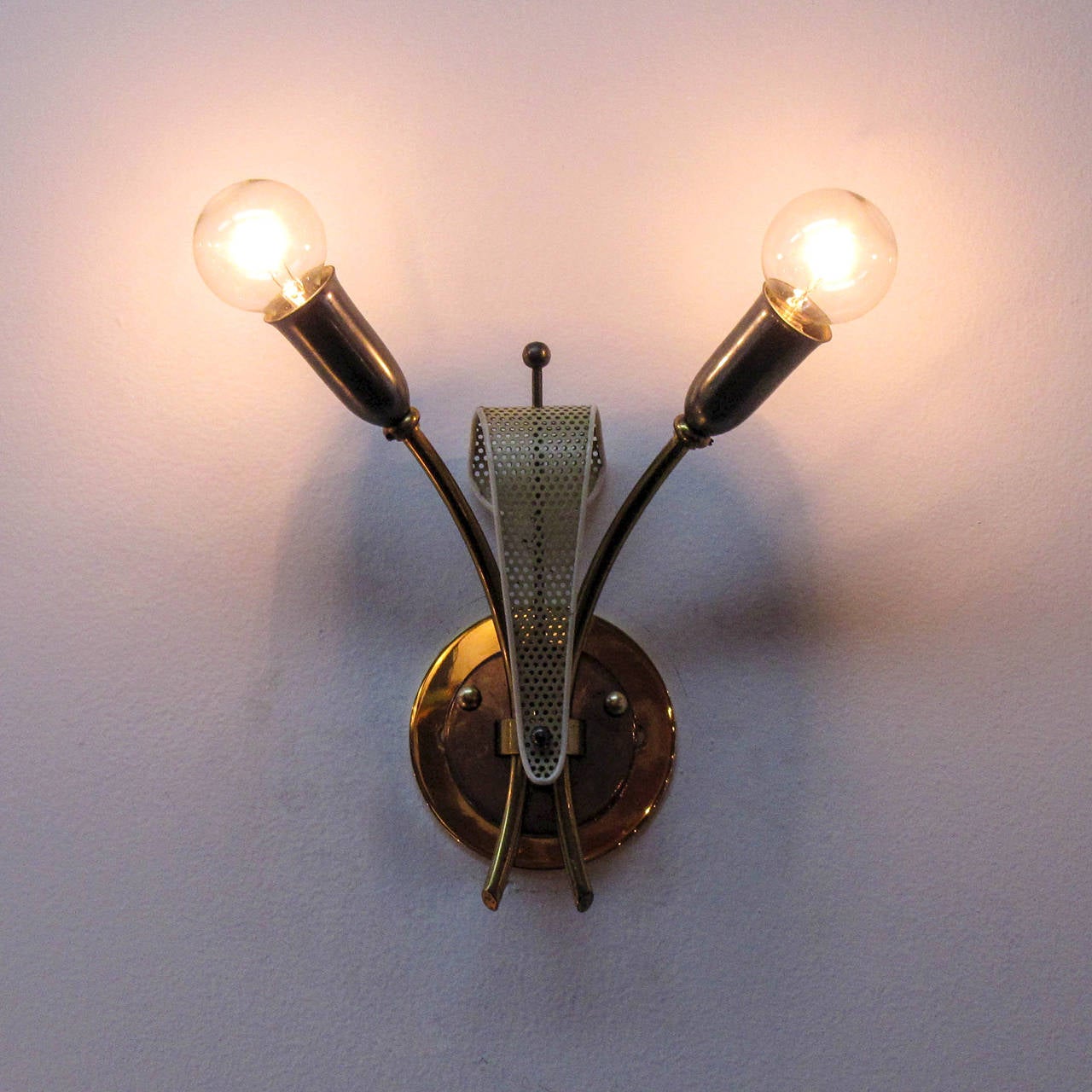 Pair of French Double Sconces 1