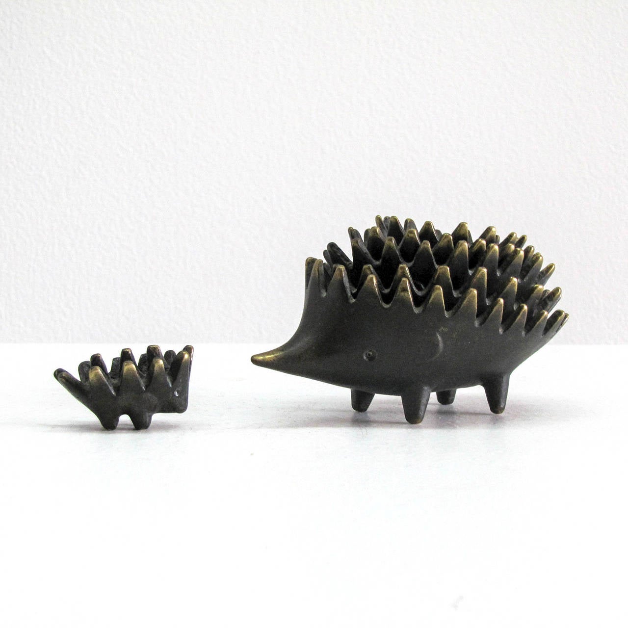 Hedgehog Ashtrays by Walter Bosse for Hertha Baller of Austria In Excellent Condition In Los Angeles, CA