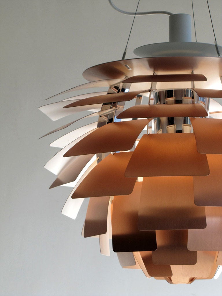 Mid-20th Century PH Artichoke Copper Lamp by Poul Henningsen