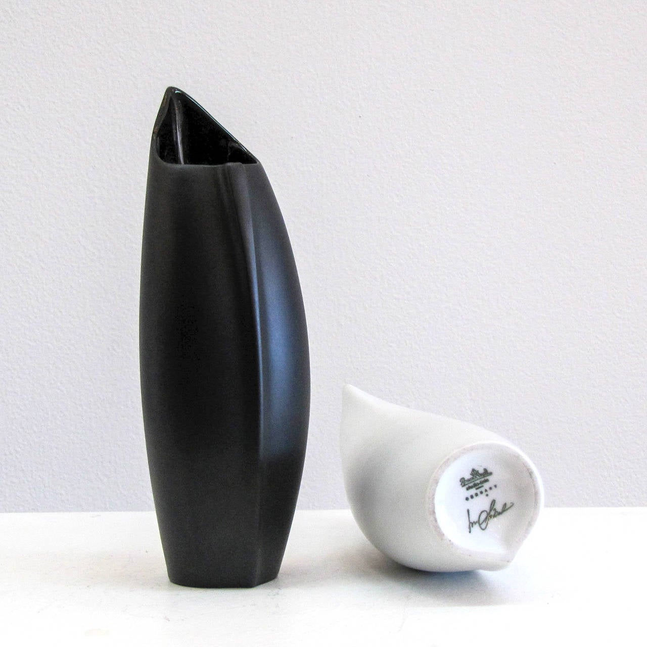Mid-20th Century Lino Sabattini “Penguin” Vases for Rosenthal