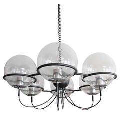 RAAK, Saturnus, Six Globe Chandelier 1