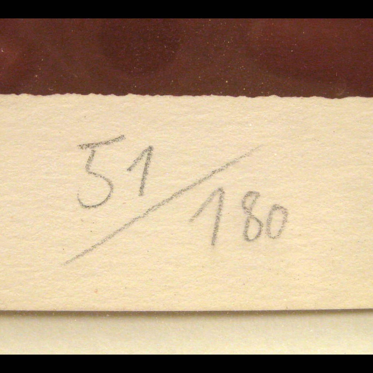 Late 20th Century Joseph Beuys Silkscreen in Brown Ink, 'Elch in der Strömung'
