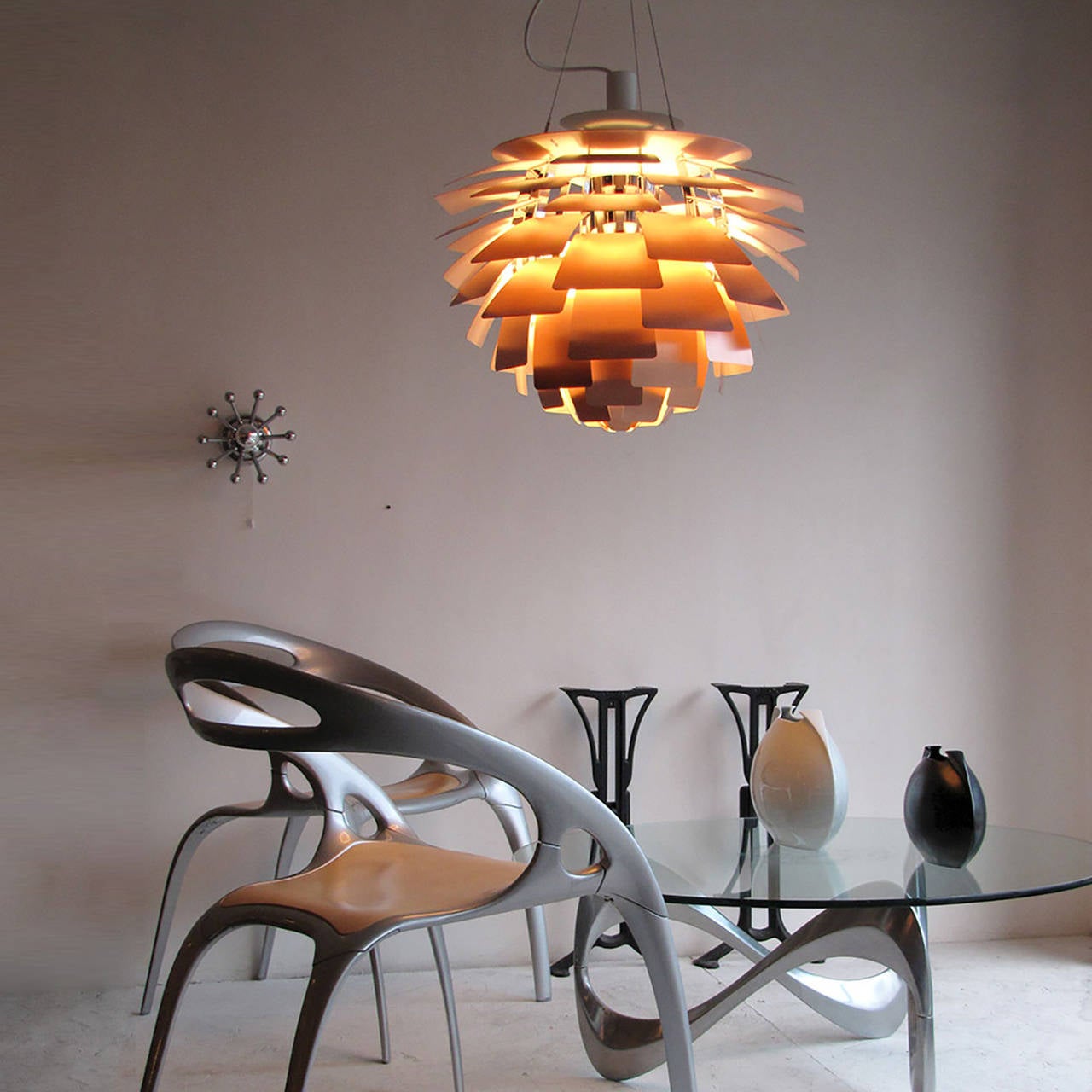 PH Artichoke Copper Lamp by Poul Henningsen In Excellent Condition In Los Angeles, CA