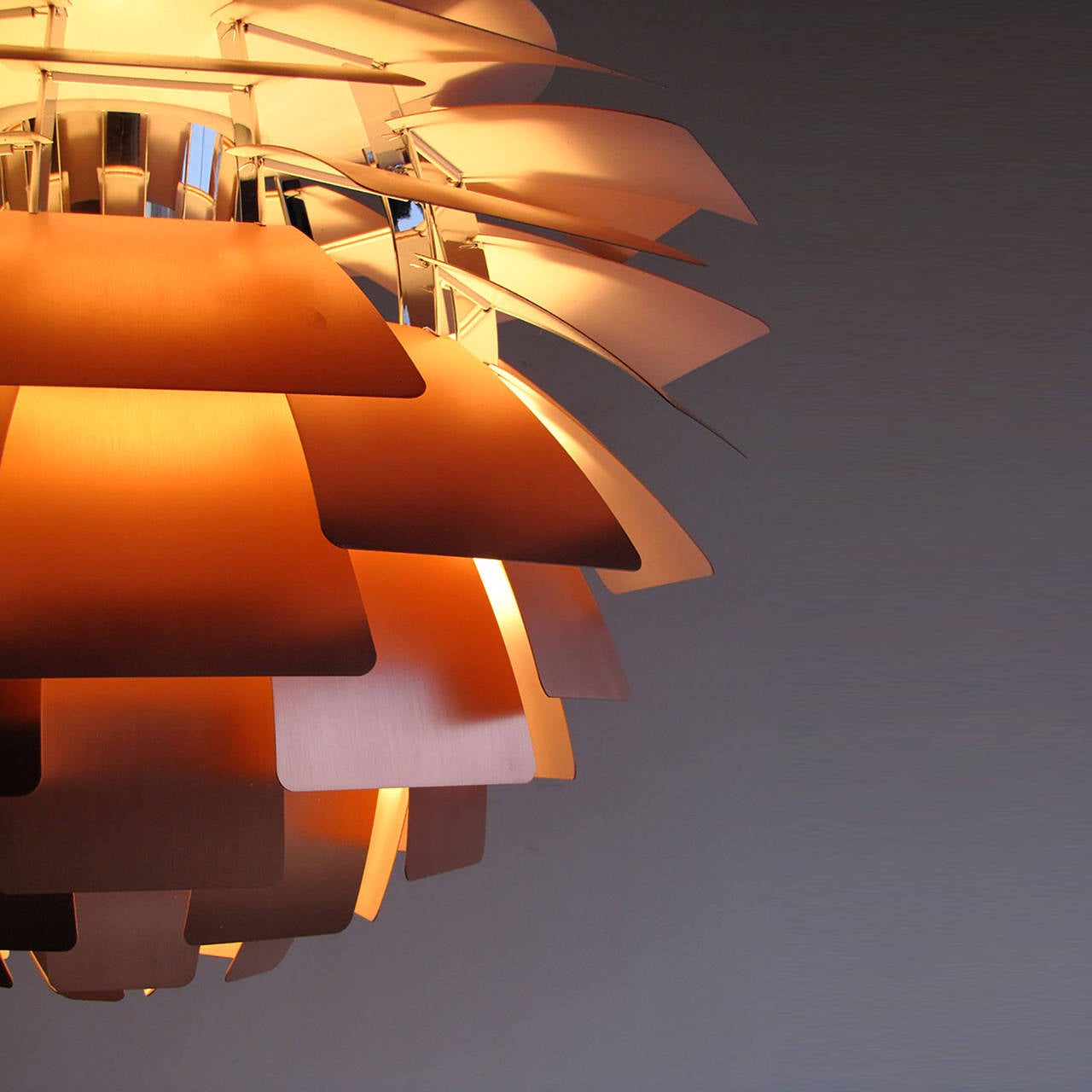 Chrome PH Artichoke Copper Lamp by Poul Henningsen