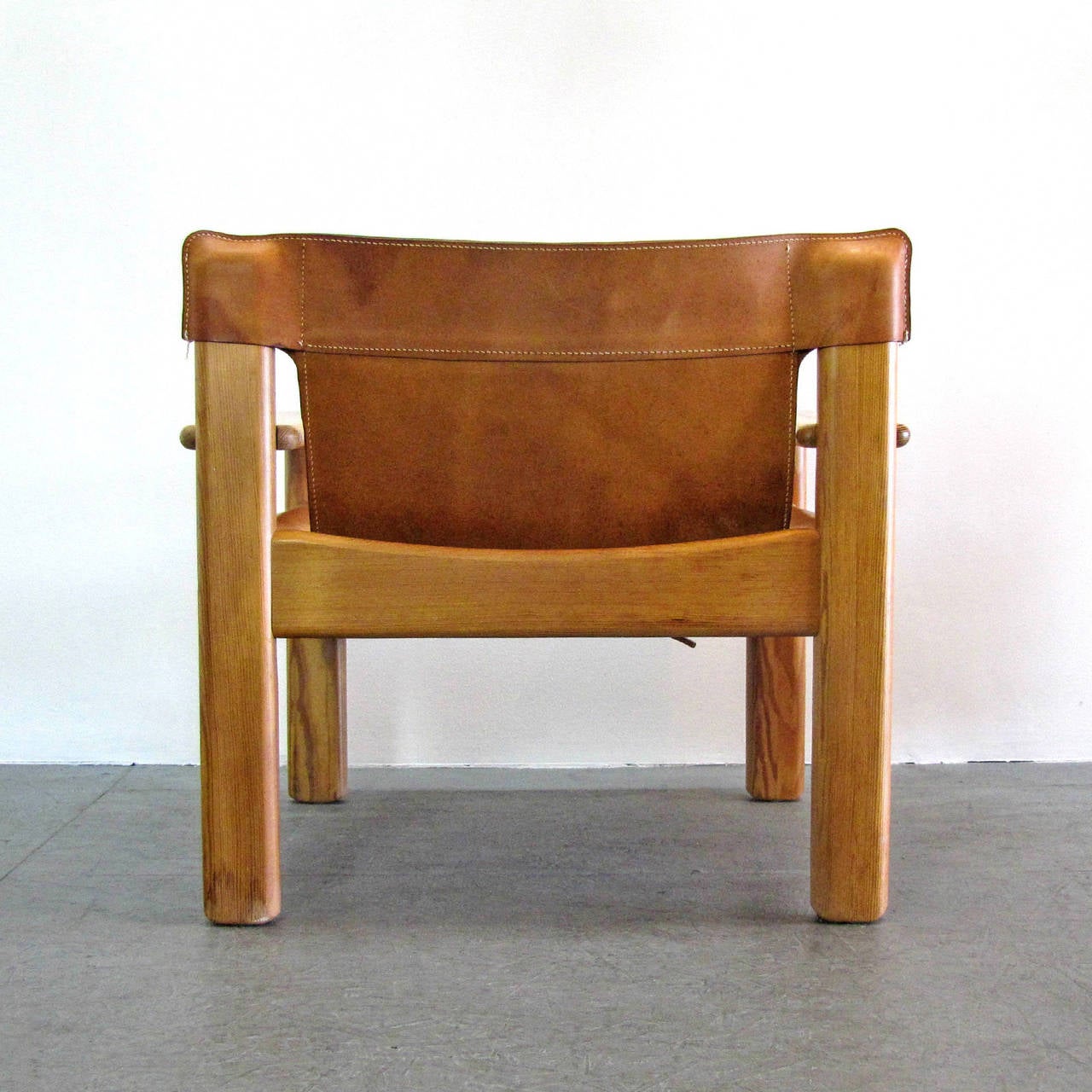 Danish Bernt Petersen Leather Lounge Chairs