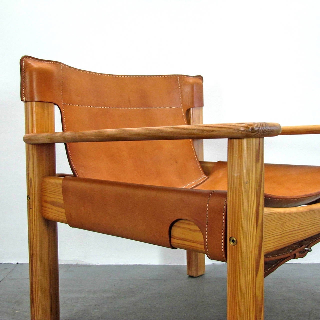 Bernt Petersen Leather Lounge Chairs 2