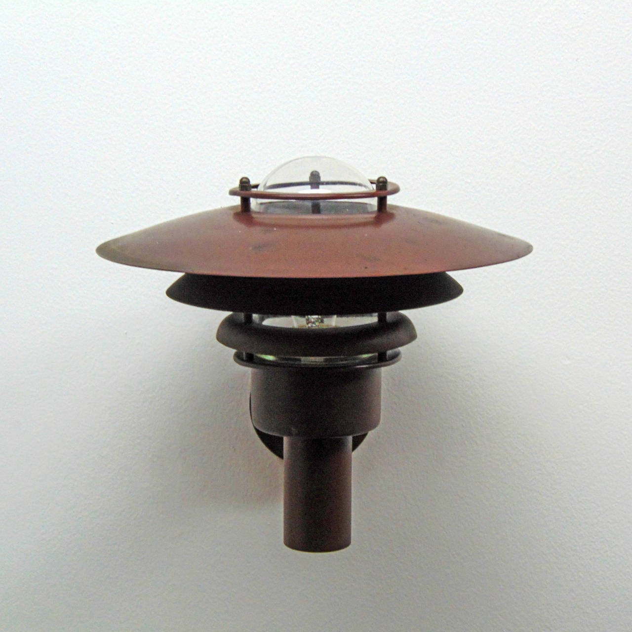 Pair of Danish Outdoor Wall Lights by Nordlux In Excellent Condition In Los Angeles, CA