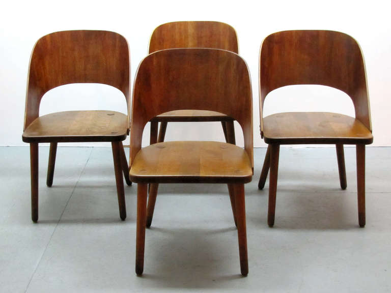 Set of Four Danish Teak Chairs at 1stDibs
