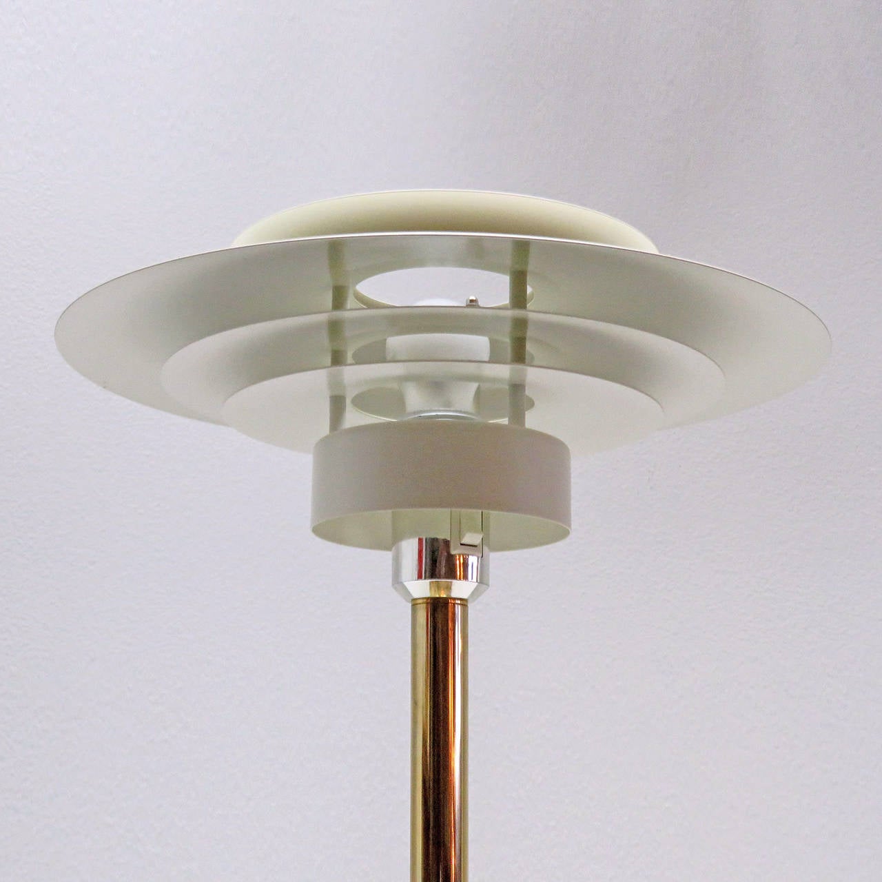 Brass Pair of Scandinavian Table Lamps