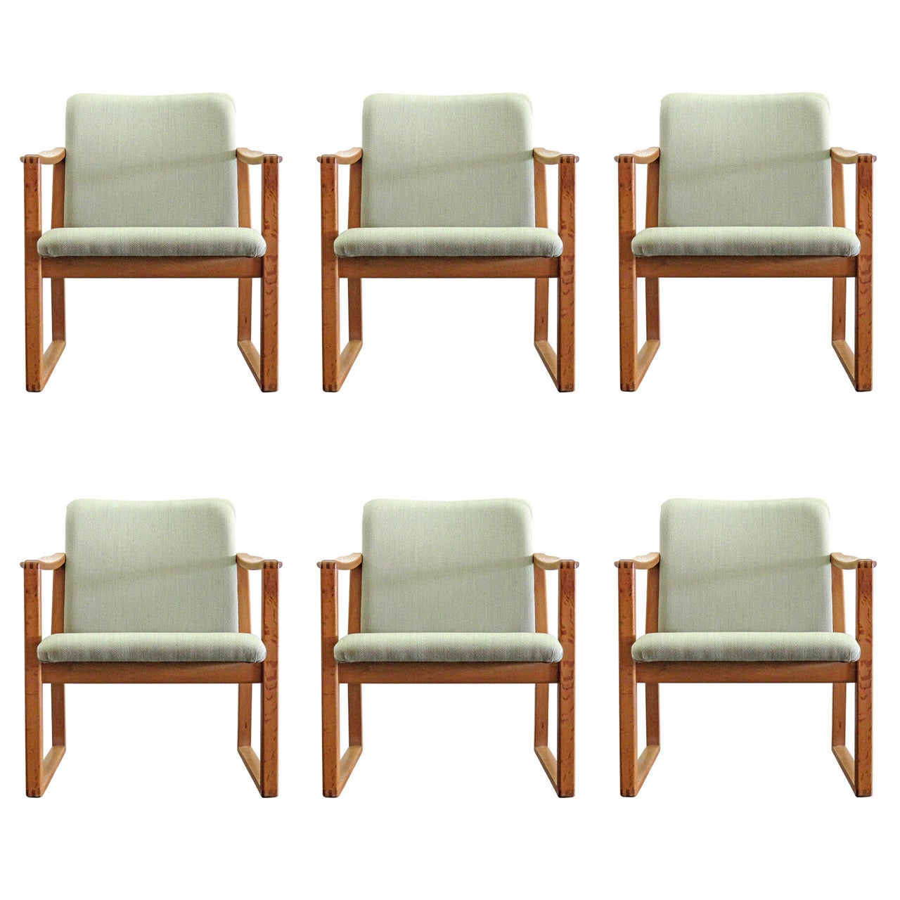 Set of Six Borge Mogensen Dining Chairs