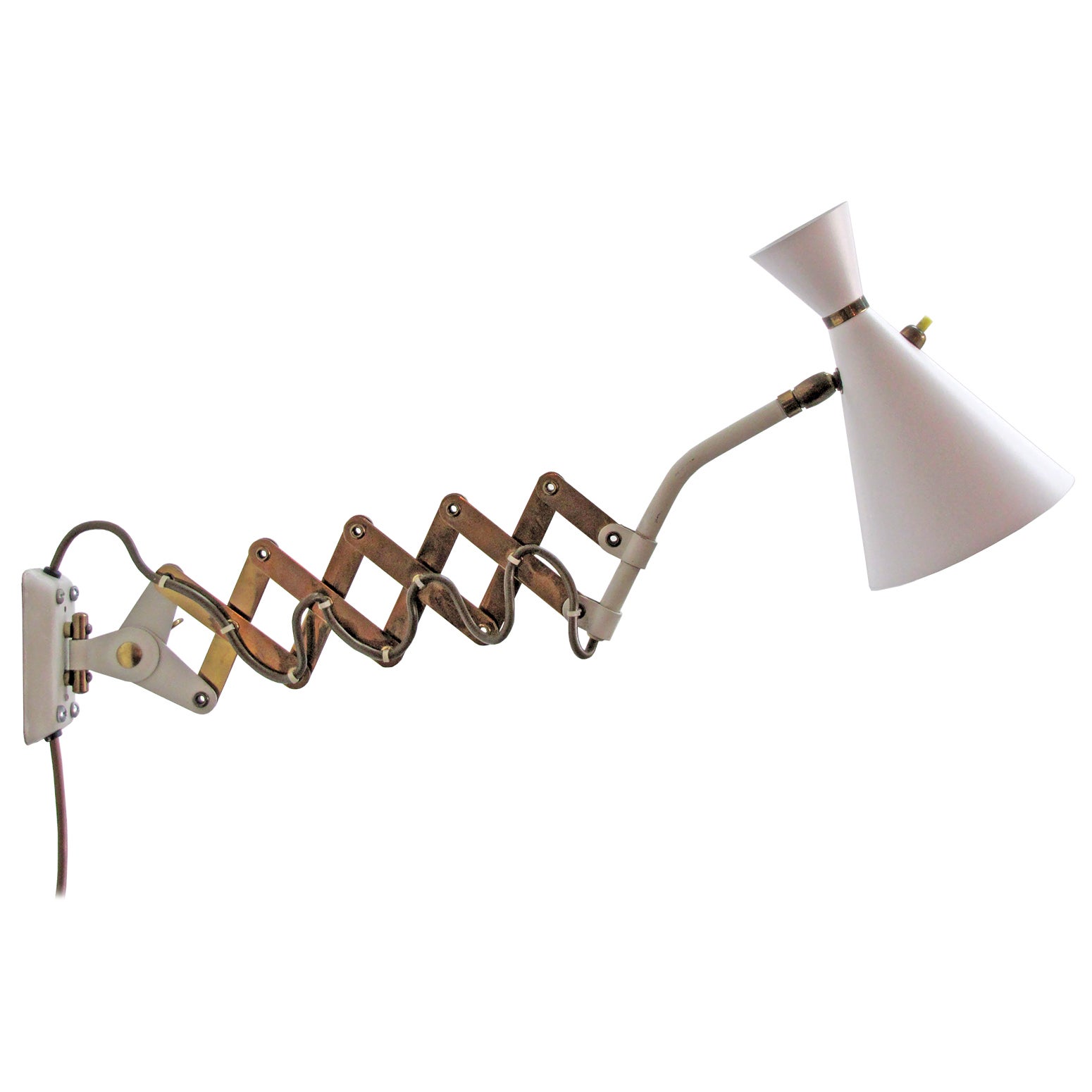 German Scissor Lamp at 1stDibs