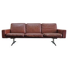 Danish Leather Sofa, 1960 1