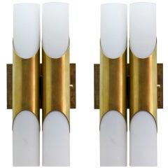 Pair of German Double Wall Lights
