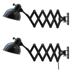 Pair of Kaiser iDell 6718 Scissor Lamps