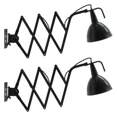 Two Kandem Scissor Wall Lamps