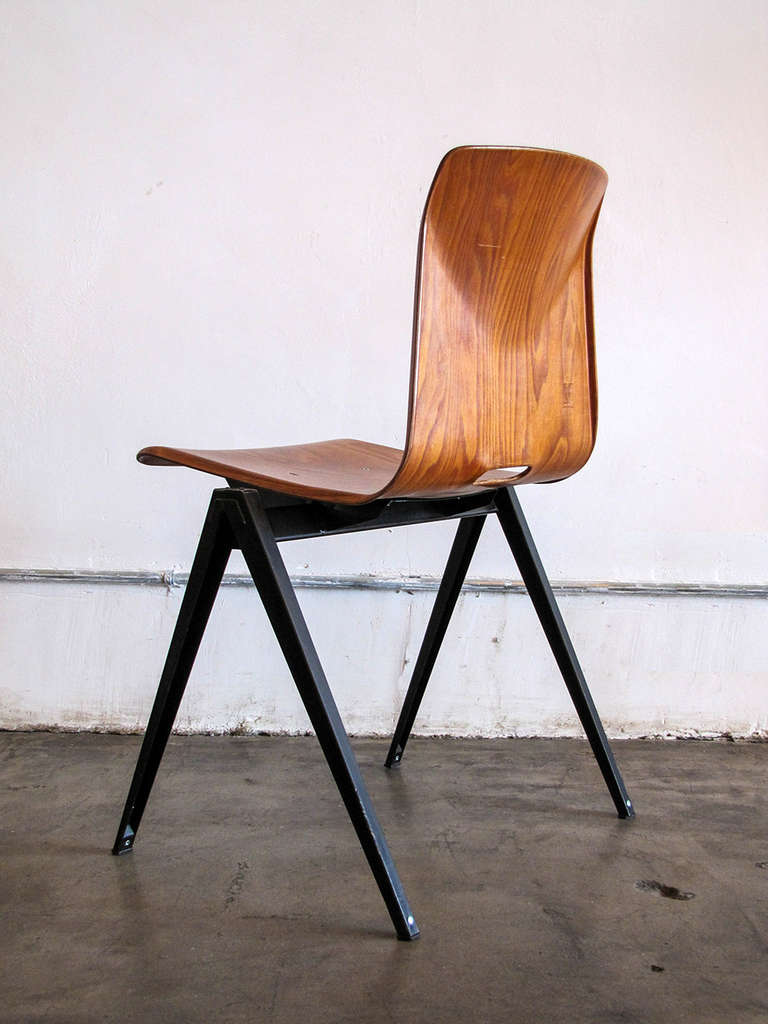 Metal Six Industrial Chairs