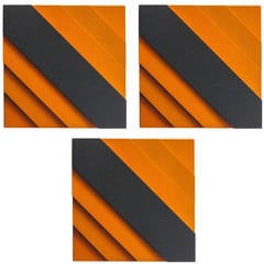 Trio of German Wall Lights by Hillebrand 10
