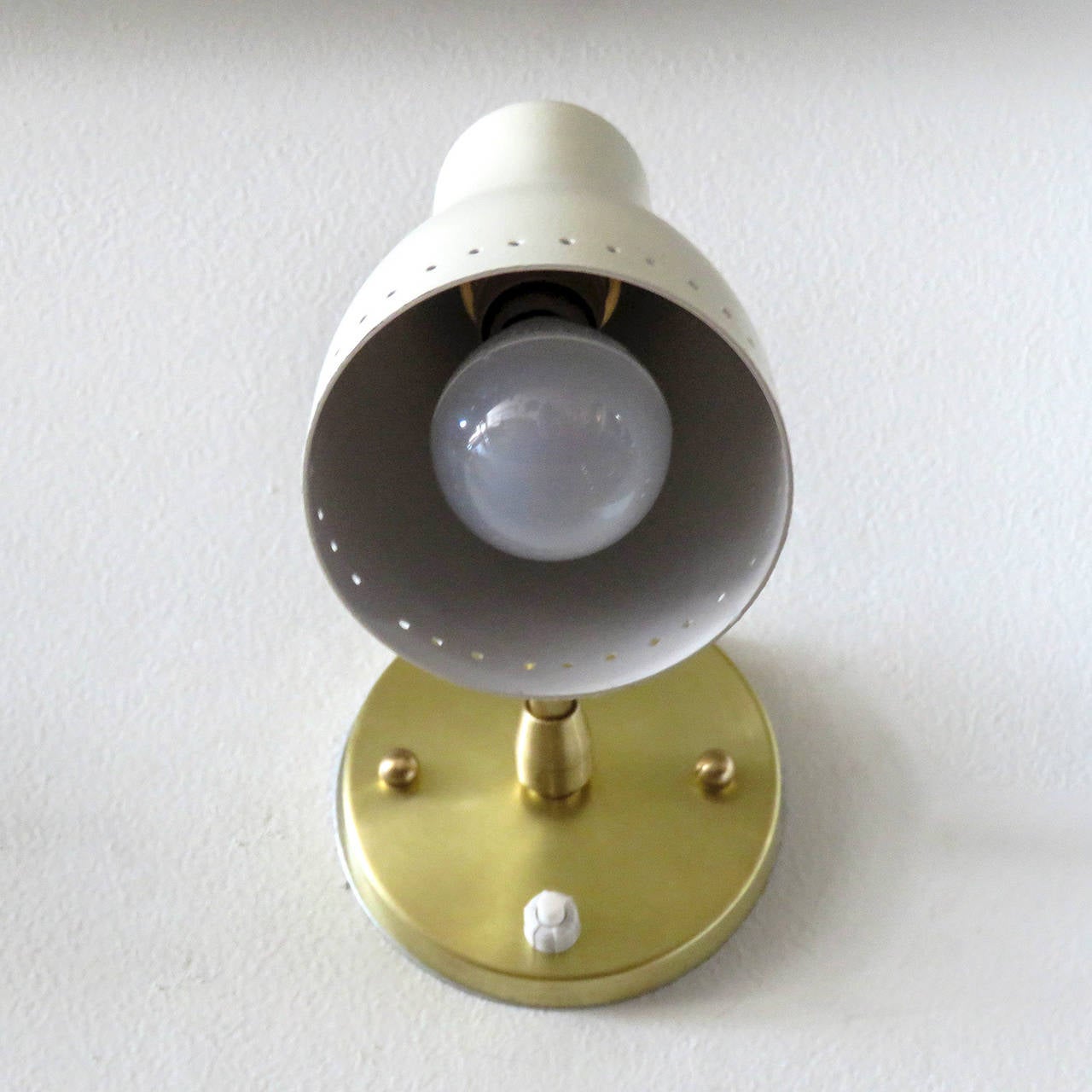 Petite French Wall Lights, 1950s In Excellent Condition In Los Angeles, CA