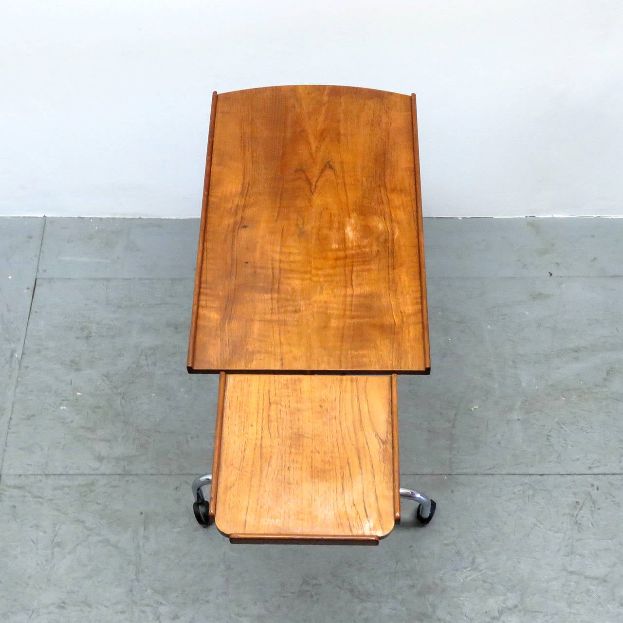 Danish Teak Reading and Serving Table, 1950s 4