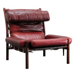 Silla Inka de palisandro de Arne Norell