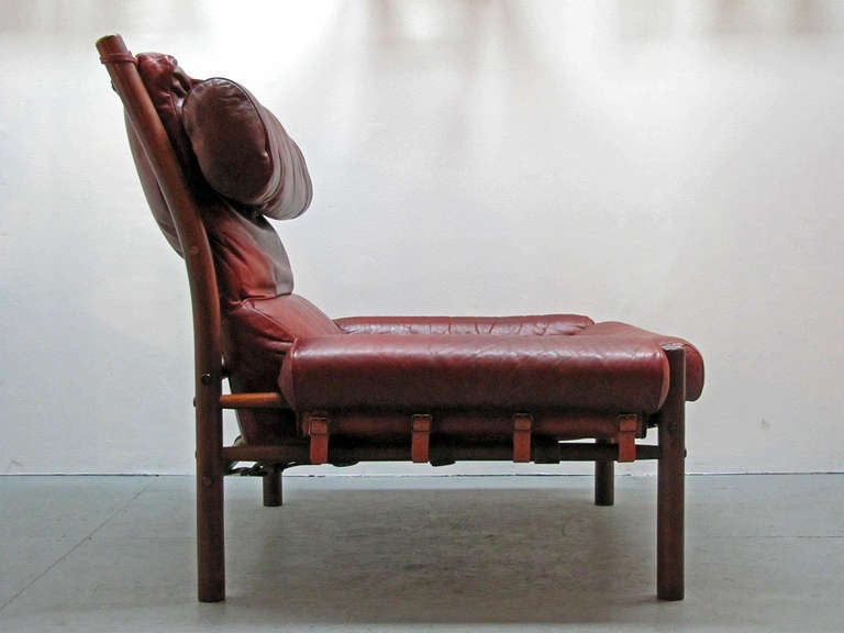 Rosewood Inka Chair by Arne Norell In Excellent Condition In Los Angeles, CA