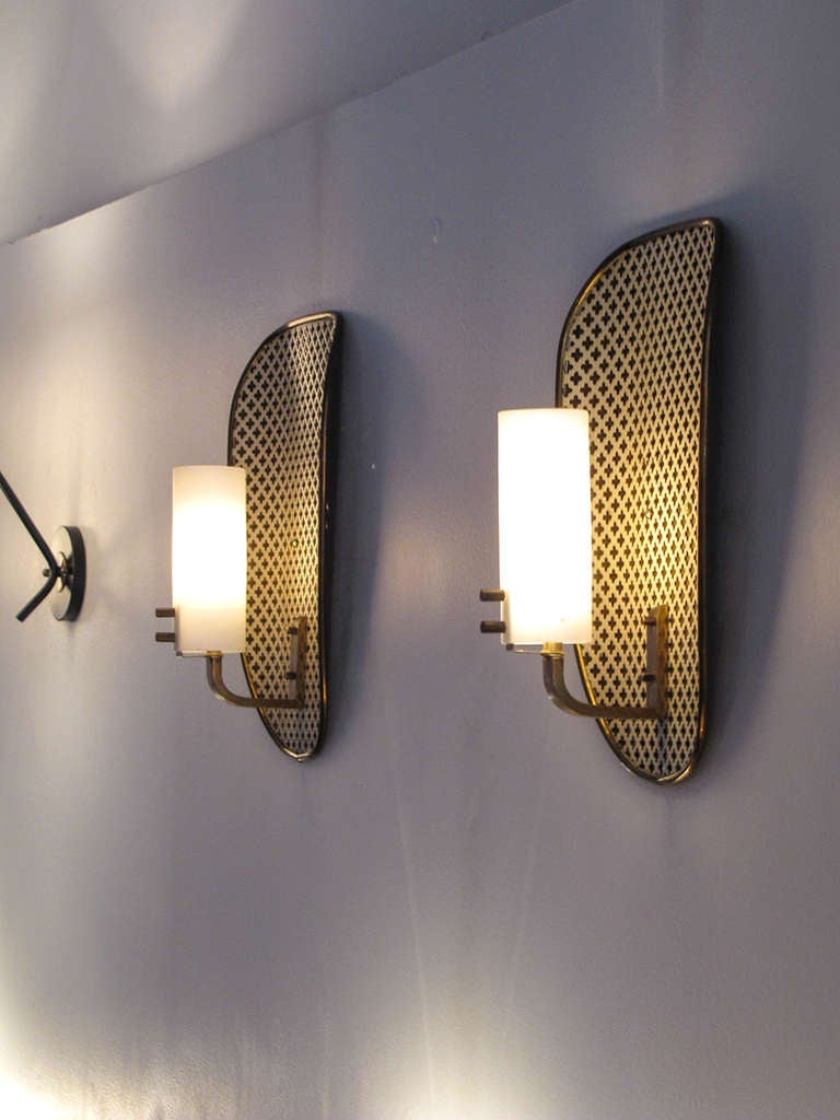 French Perforated Wall Lights 5