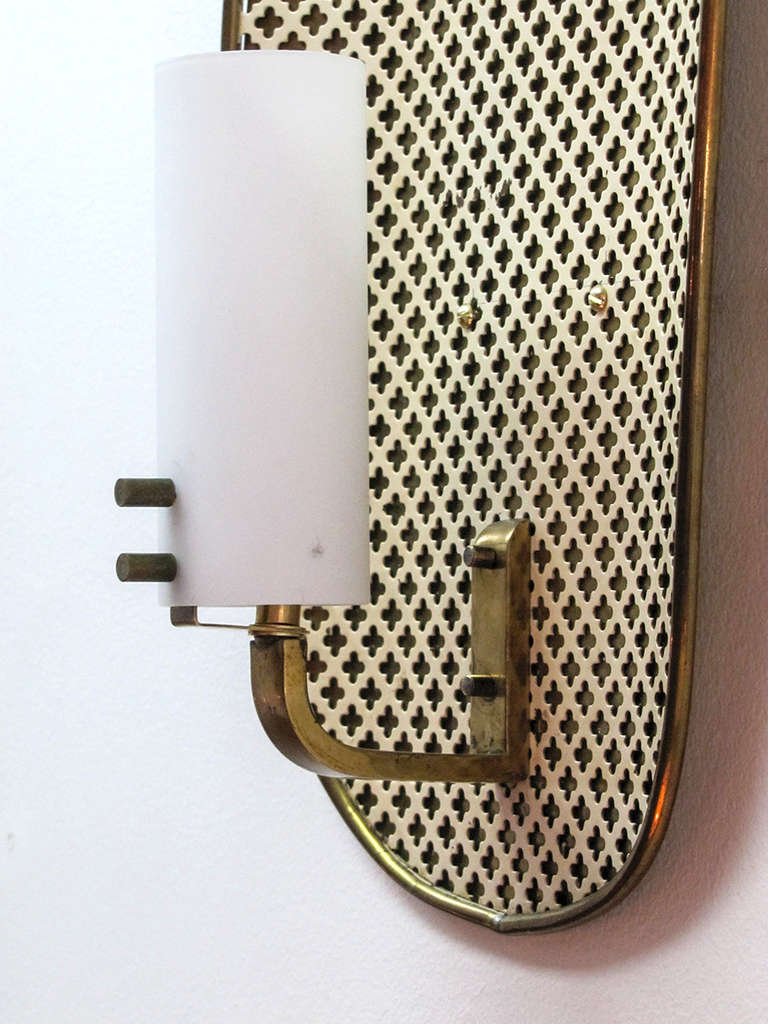 French Perforated Wall Lights 1
