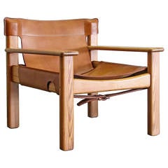 Bernt Petersen Leather Lounge Chair
