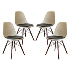 Set of Four DSW Charles & Ray Eames Chairs