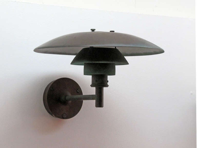 Poul Henningsen PH 4½/3 Wall Lights In Excellent Condition In Los Angeles, CA